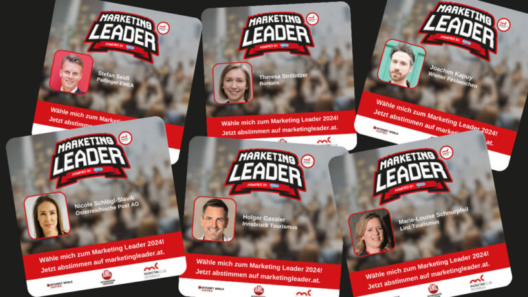 Unterstützen und abstimmen: Wer soll Marketing Leader of the year 2024 werden?