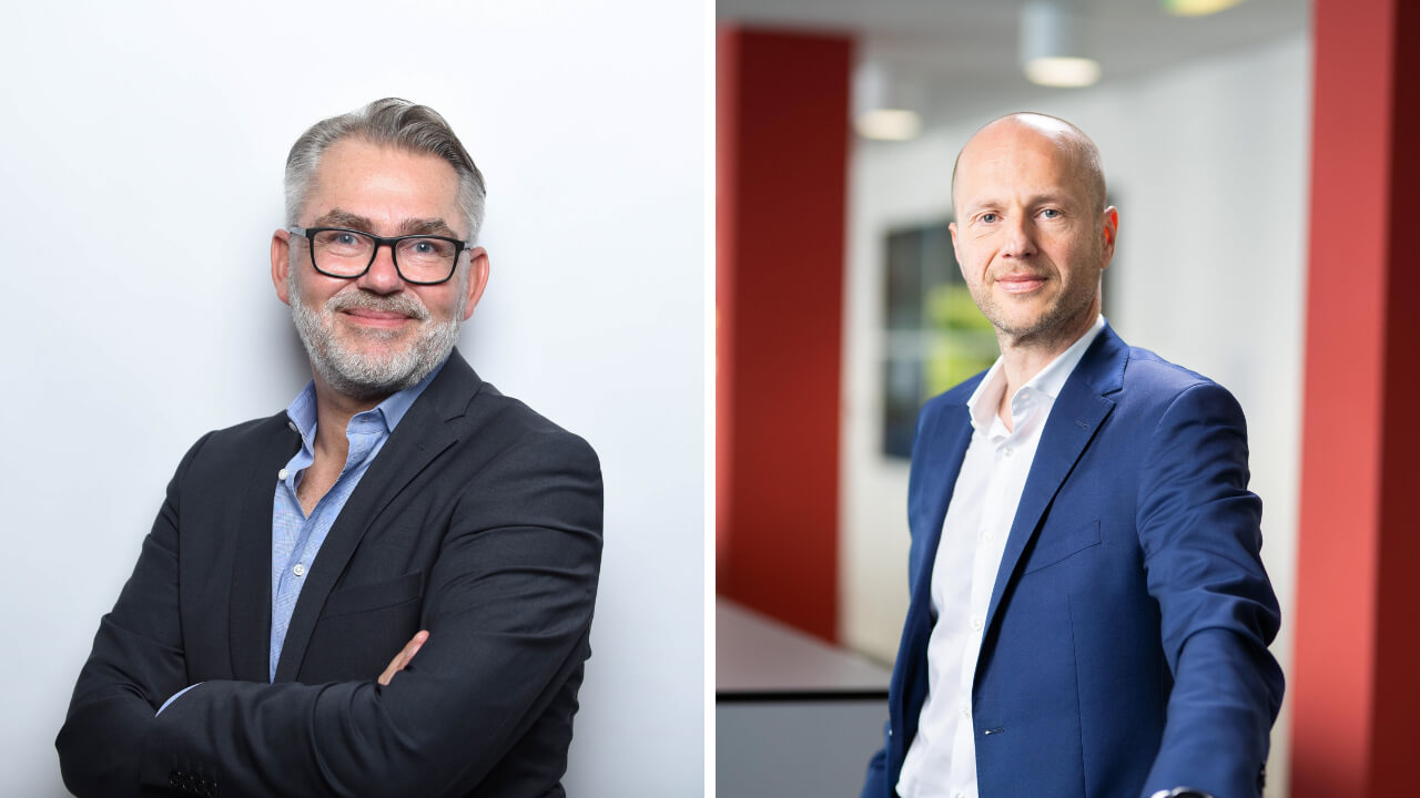 Andreas Stietzel (links) und Alexander Leitner (rechts) bilden die neue Doppelspitze der Geschäftsführung von Azerion Austria und ihren Tochtergesellschaften.