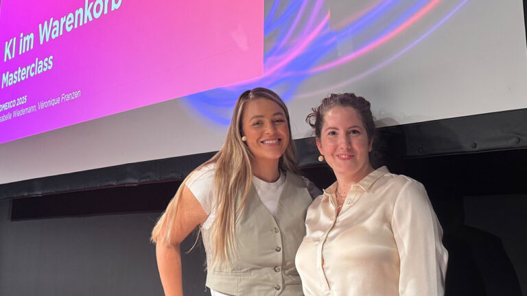 Isabelle Wiedemann Commerce & Retail Media Consulting Director und Véronique Franzen, Managing Partnerin bei Publicis Media: „Wir brauchen eine integrierte Mediaplanung, die Commerce und Media verbindet.“