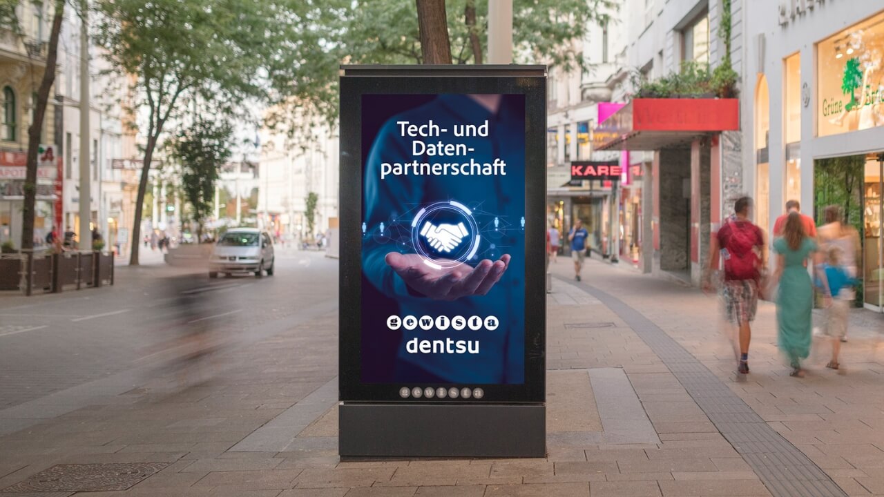 Gewista und dentsu bauen programmatischen DOOH-Einkauf aus