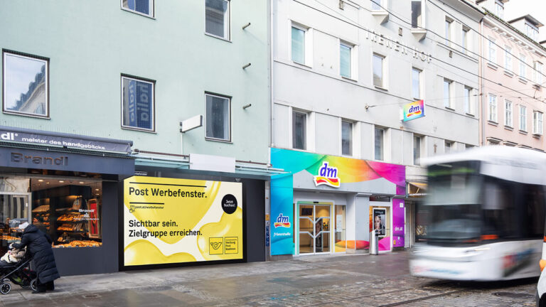 Erstmals in Oberösterreich: Neue DOOH-Großfläche von Post Werbefenster in der Linzer Landstraße