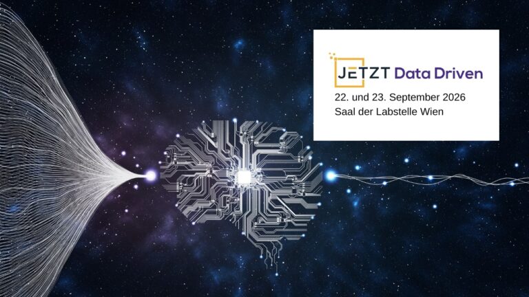 JETZT Data Driven am 22. und 23. September in Wien