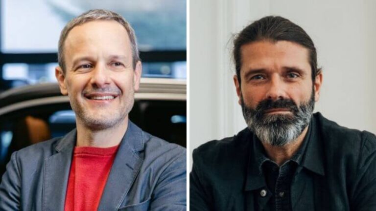 Rene Petzner, Marketingleiter von BYD Österreich und Mike Gattereder, CEO von Achtzehn Grad