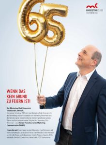 Um den 65. Geburtstag des Marketing Club Österreich gebührend zu feiern, hat die Kommunikationsagentur MOMENTUM Wien eine Kampagne konzipiert, in deren Rahmen knapp 30 Mitglieder dem Marketing Club Österreich ab Anfang Mai 2022 in Fachmedien sowie in Digital-OOH-Netzwerken von Goldbach und ÖBB gratulieren.