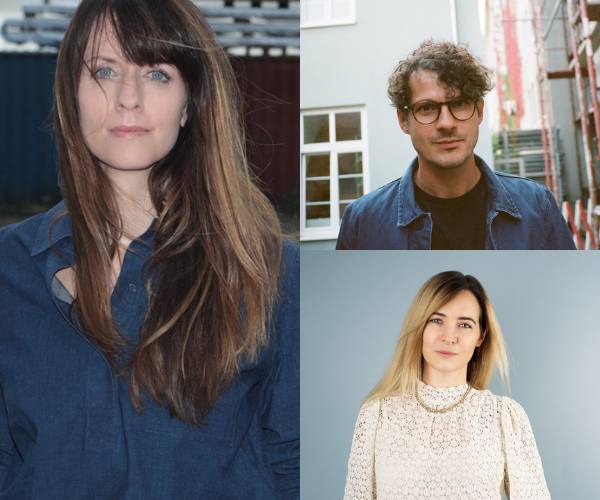 Nora Obergschwandner (Creative Director, moodley design group), Florian Knogler (Owner and Creative Director, Zunder) und Daniela Sobitschka (Creative Director Demner Merlicek & Bergmann)